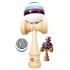 Kendama din lemn natural, Bila lemn + Sticker Waterproof USA pentru telefon, 176KD