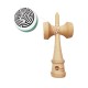 Kendama din lemn natural, Bila lemn + Sticker Waterproof USA pentru telefon, 176KD