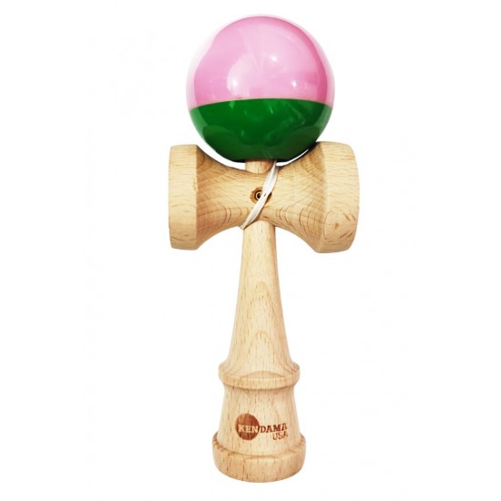 Kendama din lemn natural, Bila lemn + Sticker Waterproof USA pentru telefon, 177KD