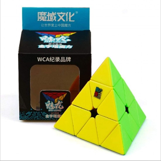 Cub Magic 3x3x3 Moyu MoFang Meilong Pyraminx, Stickerless, 253CUB-1