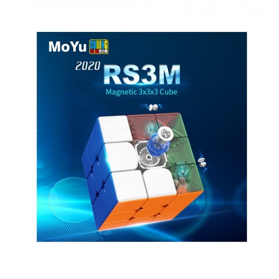 Cub Magic 3x3x3 Moyu MoFang RS3M magnetic, Stickerless, 259CUB-1 Cub Magic 3x3x3 Moyu MoFang RS3M magnetic, Stickerless, 259CUB-1