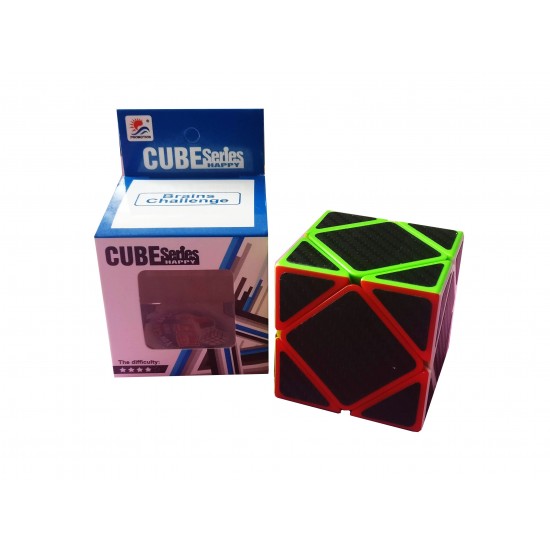 Cub Magic Yisheng Skewb, Fibra de carbon, Black, 220CUB-1 Cub Magic Yisheng Skewb, Fibra de carbon, Black, 220CUB-1