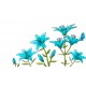 Sticker decorativ, Crin albastru, 150 cm, 397STK Sticker decorativ, Crin albastru, 150 cm, 397STK