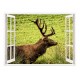 Sticker decorativ, Fereastra 3D, Cerb, 85 cm, 288STK Sticker decorativ, Fereastra 3D, Cerb, 85 cm, 288STK