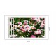 Sticker decorativ, Fereastra 3D, Flori, 85 cm, 293STK Sticker decorativ, Fereastra 3D, Flori, 85 cm, 293STK