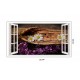 Sticker decorativ, Fereastra 3D, Flori, 85 cm, 304STK Sticker decorativ, Fereastra 3D, Flori, 85 cm, 304STK