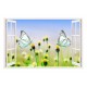 Sticker decorativ, Fereastra 3D, Fluturi, 85 cm, 292STK Sticker decorativ, Fereastra 3D, Fluturi, 85 cm, 292STK