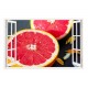 Sticker decorativ, Fereastra 3D, Grepfrut, 85 cm, 301STK Sticker decorativ, Fereastra 3D, Grepfrut, 85 cm, 301STK