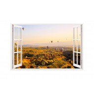 Sticker decorativ, Fereastra 3D, Munti, 85 cm, 173STK Sticker decorativ, Fereastra 3D, Munti, 85 cm, 173STK