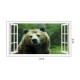 Sticker decorativ, Fereastra 3D, Urs, 85 cm, 225STK Sticker decorativ, Fereastra 3D, Urs, 85 cm, 225STK