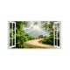 Sticker decorativ, Fereastra 3D, Vara, 85 cm, 254STK Sticker decorativ, Fereastra 3D, Vara, 85 cm, 254STK