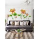 Sticker decorativ, Flore portocalie, 150 cm, 396STK-1