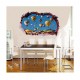 Sticker decorativ, Gaura in perete 3D, Baloane, 85 cm, 400STK Sticker decorativ, Gaura in perete 3D, Baloane, 85 cm, 400STK