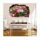 Sticker decorativ, Gaura in perete 3D, Flori, 85 cm, 333STK-1 Sticker decorativ, Gaura in perete 3D, Flori, 85 cm, 333STK-1