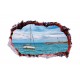 Sticker decorativ, Gaura in perete 3D, Mare, 85 cm, 406STK Sticker decorativ, Gaura in perete 3D, Mare, 85 cm, 406STK
