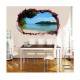 Sticker decorativ, Gaura in perete 3D, Ocean, 85 cm, 332STK-1 Sticker decorativ, Gaura in perete 3D, Ocean, 85 cm, 332STK-1