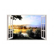 Sticker decorativ, Lac 3D, 85 cm, 161STK Sticker decorativ, Lac 3D, 85 cm, 161STK