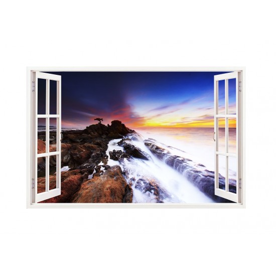 Sticker decorativ, Munte 3D, 85 cm, 165STK Sticker decorativ, Munte 3D, 85 cm, 165STK