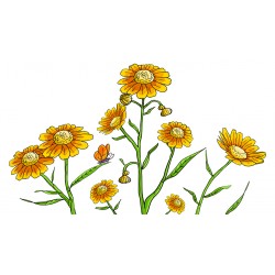 Sticker decorativ, Musatel, 150 cm, 398STK-1