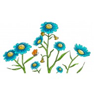 Sticker decorativ, Musatel, 150 cm, 398STK