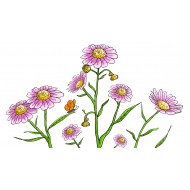 Sticker decorativ, Musatel, 150 cm, 398STK-2