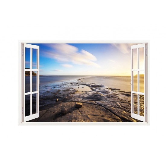 Sticker decorativ, Ocean 3D, 85 cm, 164STK Sticker decorativ, Ocean 3D, 85 cm, 164STK