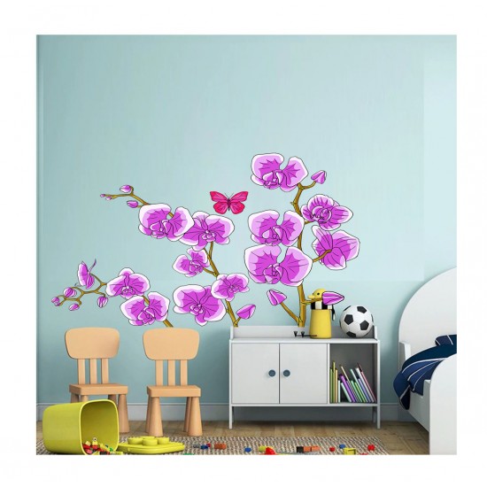 Sticker decorativ, Orhideie, 150 cm, 399STK-1