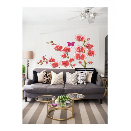 Sticker decorativ, Orhideie, 150 cm, 399STK-3