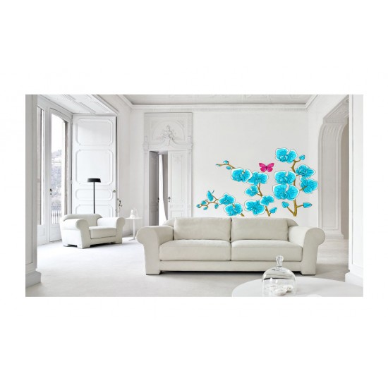 Sticker decorativ, Orhideie, 150 cm, 399STK