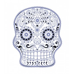 Sticker decorativ, Skull, 78 cm, 216STK-14