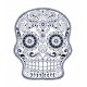 Sticker decorativ, Skull, 78 cm, 216STK-15