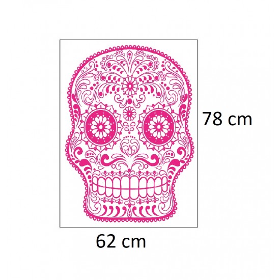 Sticker decorativ, Skull, 78 cm, 216STK-16