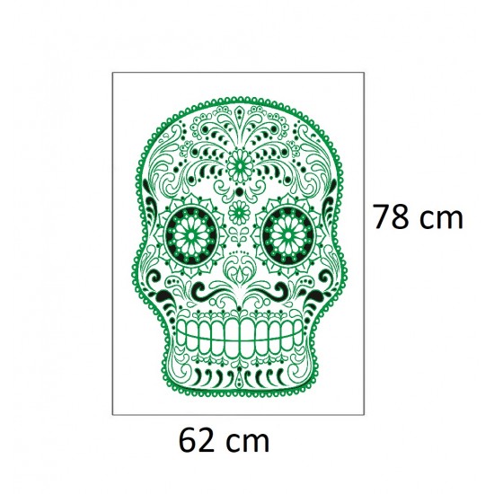 Sticker decorativ, Skull, 78 cm, 216STK-3 Sticker decorativ, Skull, 78 cm, 216STK-3