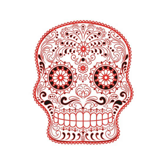 Sticker decorativ, Skull, 78 cm, 216STK-5 Sticker decorativ, Skull, 78 cm, 216STK-5