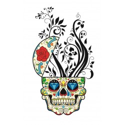 Sticker decorativ, Skull, 90 cm, 219STK-2