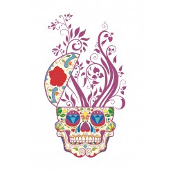 Sticker decorativ, Skull, 90 cm, 219STK-6