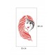 Sticker decorativ, Woman, 80 cm, 215STK Sticker decorativ, Woman, 80 cm, 215STK