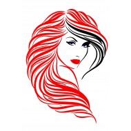 Sticker decorativ, Woman, 80 cm, 215STK Sticker decorativ, Woman, 80 cm, 215STK
