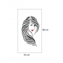 Sticker decorativ, Woman, 80 cm, 215STK-2