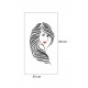 Sticker decorativ, Woman, 80 cm, 215STK-2 Sticker decorativ, Woman, 80 cm, 215STK-2