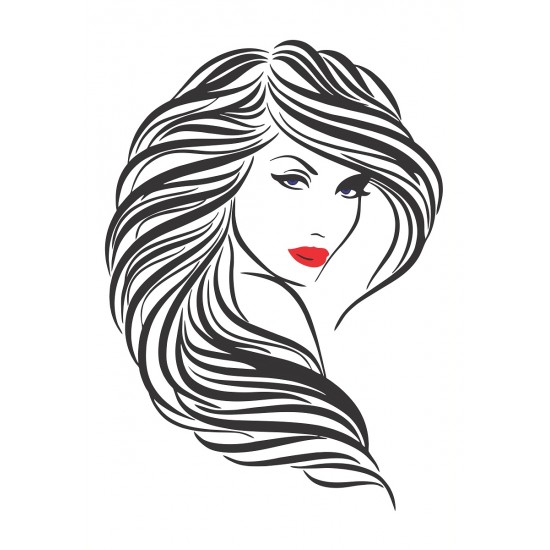 Sticker decorativ, Woman, 80 cm, 215STK-2 Sticker decorativ, Woman, 80 cm, 215STK-2