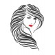 Sticker decorativ, Woman, 80 cm, 215STK-2 Sticker decorativ, Woman, 80 cm, 215STK-2