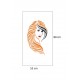 Sticker decorativ, Woman, 80 cm, 215STK-3 Sticker decorativ, Woman, 80 cm, 215STK-3