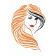 Sticker decorativ, Woman, 80 cm, 215STK-3 Sticker decorativ, Woman, 80 cm, 215STK-3