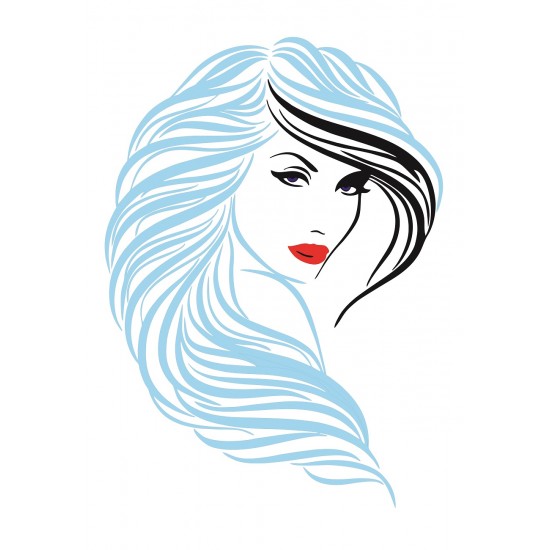 Sticker decorativ, Woman, 80 cm, 215STK-7 Sticker decorativ, Woman, 80 cm, 215STK-7