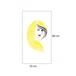 Sticker decorativ, Woman, 80 cm, 215STK-8