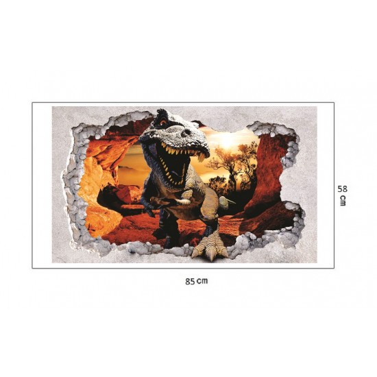 Sticker decorativ cu Dinozauri, 85 cm, 228STK