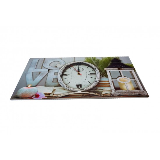 Ceas decorativ de perete, Love, 59 cm, DO12-2