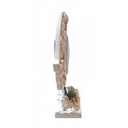 Ceas de masa Peste, Alb, 23 cm, 20178195