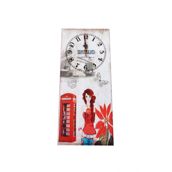 Ceas de perete, England, Canvas, 55 cm, JFZ2745 Ceas de perete, England, Canvas, 55 cm, JFZ2745
